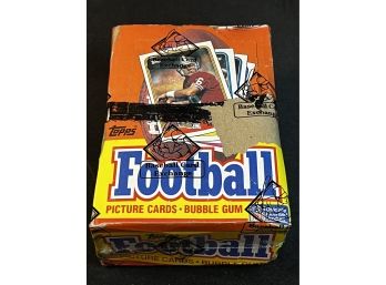 1988 TOPPS FOOTBALL WAX PACK BOX 36CT BBCE AUTHENTICATED ~ BO JACKSON ROOKIE YEAR