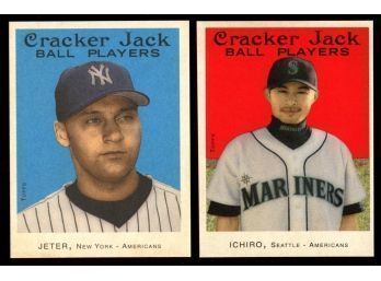 2004 TOPPS CRACKER JACK DEREK JETER / ICHIRO NM SP