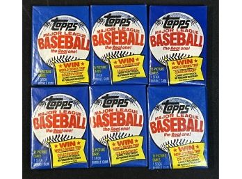 LOT OF 5 ~ 1983 TOPPS BASEBALL WAX PACKS