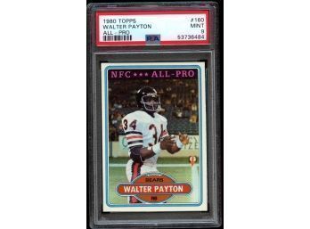 1980 TOPPS FOOTBALL #160 WALTER PAYTON ALL-PRO PSA 9 MINT