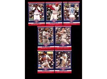 Lot Of 7 ~2008 Topps Opening Day Flapper Cards