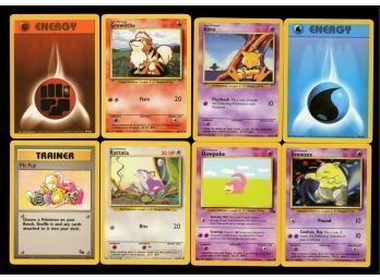 Lot Of 8 ~ Original Pokemon Cards