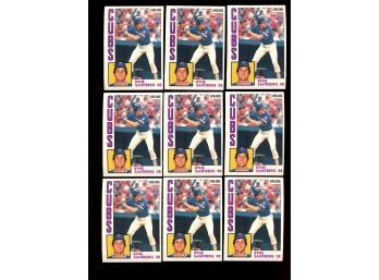 Lot Of 9 ~ 1984 O-pee-chee Ryan Sandberg