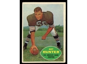 1960 Topps Football Art Hunter #67