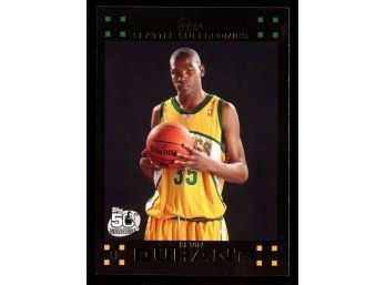 2007 TOPPS BASKETBALL KEVIN DURANT ROOKIE CARD