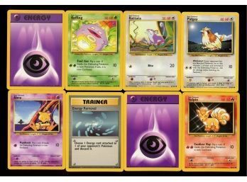 Lot Of 8 ~ Original Pokemon Cards