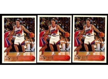 LOT OF 3 ~ 1996 TOPPS BASKETBALL STEVE NASH ROOKIES