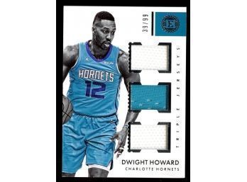 2017-18 Encased Dwight Howard Triple Jerseys #d 39/99