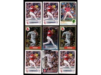 Lot Of 9 ~ 2022 Jarren Duran Rookie Cards Boston Red Sox