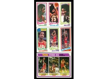 1980 & 1981 TOPPS JULIUS ERVING / KAREEM ABDUL-JABBAR