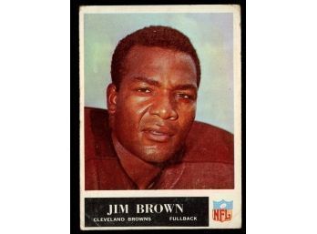 1965 Philadelphia Football #31 Jim Brown