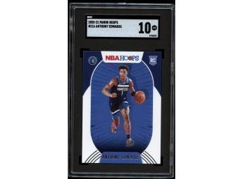 2020-21 HOOPS ANTHONY EDWARDS ROOKIE CARD SGC 10