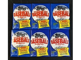 LOT OF 5 ~ 1983 TOPPS BASEBALL WAX PACKS