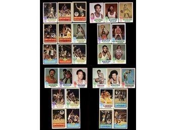 Lot 0f 30 ~ 1973-74 Topps Basketball Cards