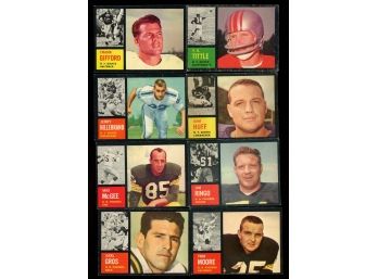 1952 Topps Football Lot Of 8