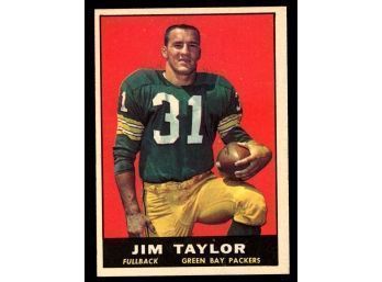 1961 Topps Football Jim Taylor #41 Green Bay Packers HOF