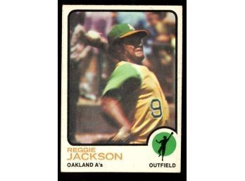 1973 Topps Baseball Reggie Jackson