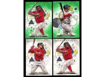 2022 Topps Inception Boston Red Sox Lot Devers / Bogaerts / Hernandez