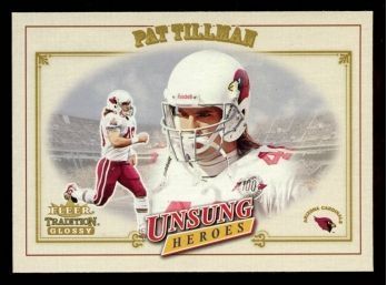 2001 Fleer Tradition Glossy #325 Pat Tillman ROOKIE CARD