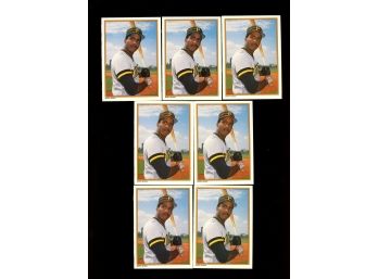 Lot Of 7 ~ 1987 Topps Glossy All-Star Barry Bonds Rookie