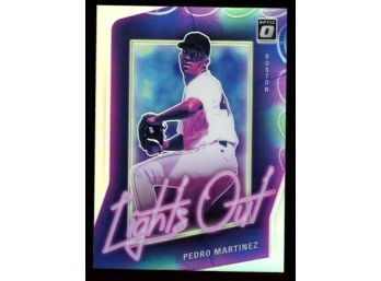 2021 Donruss Optic Pedro Martinez Lights Out Prizm