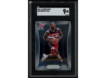 2012-13 PANINI PRIZM #238 BRADLEY BEAL ROOKIE CARD SGC 9 MINT