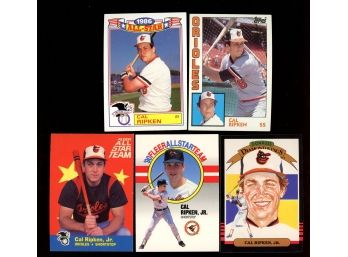 LOT OF 5 ~ CAL RIPKEN JR LOT