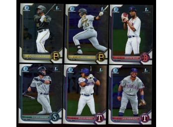 Lot Of 6 ~ 2022 Bowman Chrome 1st Bowman Rookie Lot