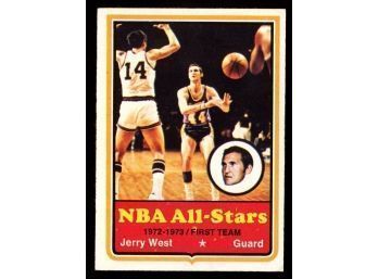 1973-74 Topps Basketball #100 Jerry West