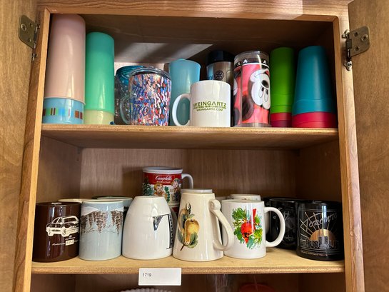 Coffee Mugs Plastic Cups Lot