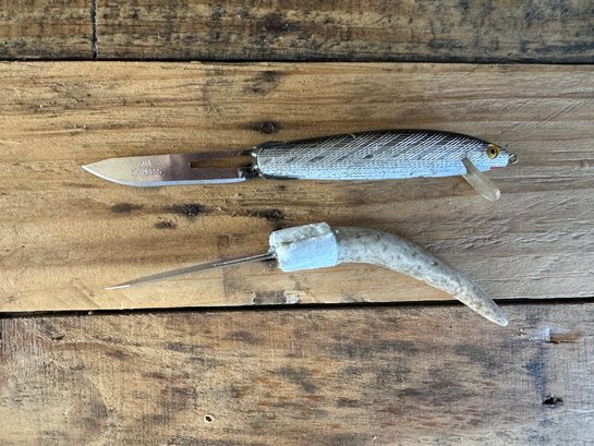 Fish Knife Lot Of Two Fish Knives