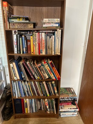 Bookcase Book Lot With Books!