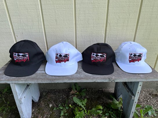 Hat Die Hard Racing Black And White Lot Of Four