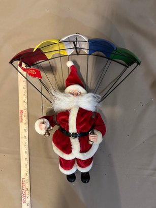 Santa Claus Parachute Holiday Decor
