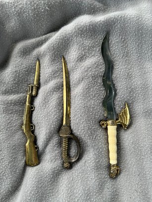 Letter Openers And Dragon Knife