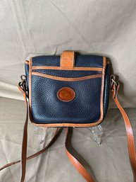 Dooney And Bourke Brown And Blue Purse