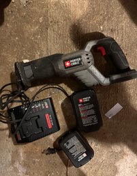 Porter Cable Reciprocating Saw With Battery Charger