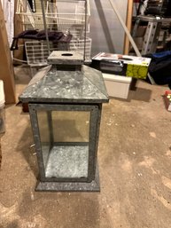 Lantern Metal And Glass Decor
