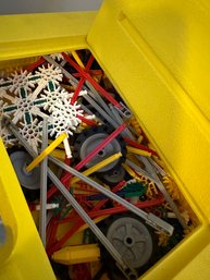 K'NEX Rods Connectors Pieces Yellow Case