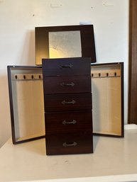 Jewelry Box Storage With Mirror