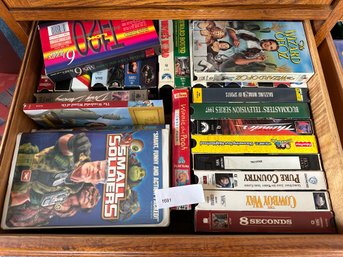 VHS Video Movie Tapes Lot And DVD's