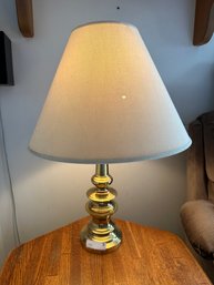 Brass Table Lamp With Light Shape B Lighting