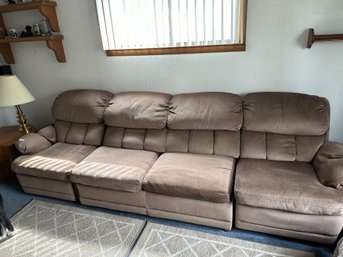 Couch Tan Sofa Sectional Sleeper