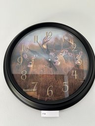 Analog Clock Deer Hunter Battery