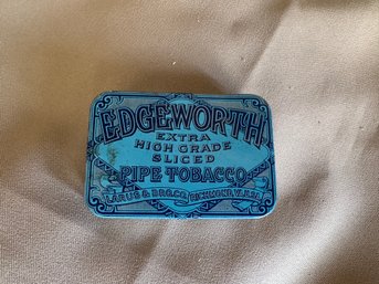 Edgeworth Pipe Tobacco Empty Tin Container