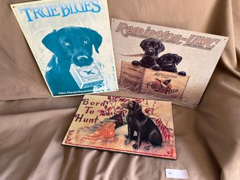 Wall Decor With Dog Signs Art