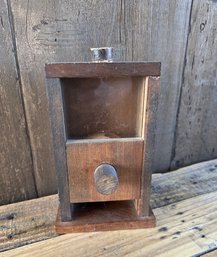 Candy Peanut Dispenser Wood Vintage