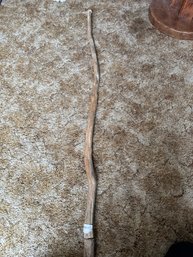 Cane Carved Wood Walking Stick