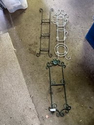 Vertical Plate Rack Lot Of Three Racks