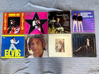 Record Lot Of 8 Records  - Elvis Barry Manilow 3